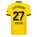 Borussia Dortmund Karim Adeyemi #27 Hjemmedrakt 2023-24 Korte ermer